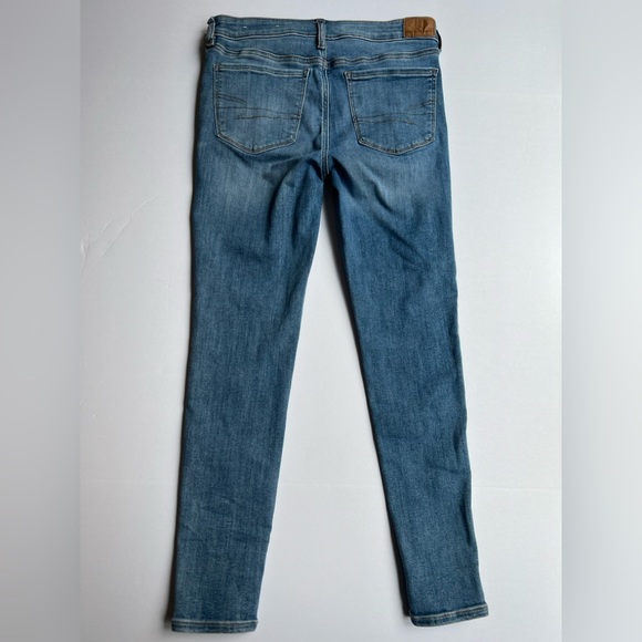 American Eagle Outfitters Jean Jeggings Women Short 6 AEO Next Level Stretch - Picture 10 of 14